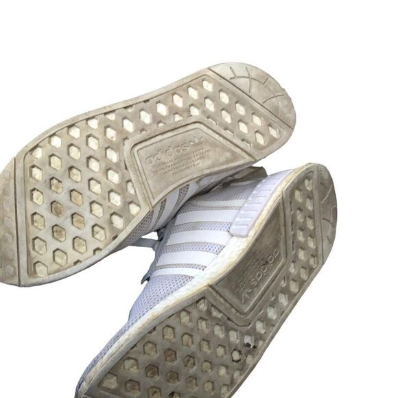 RARE 2016 Adidas NMD R1 White Monochrome Size 11 - Picture 7 of 16